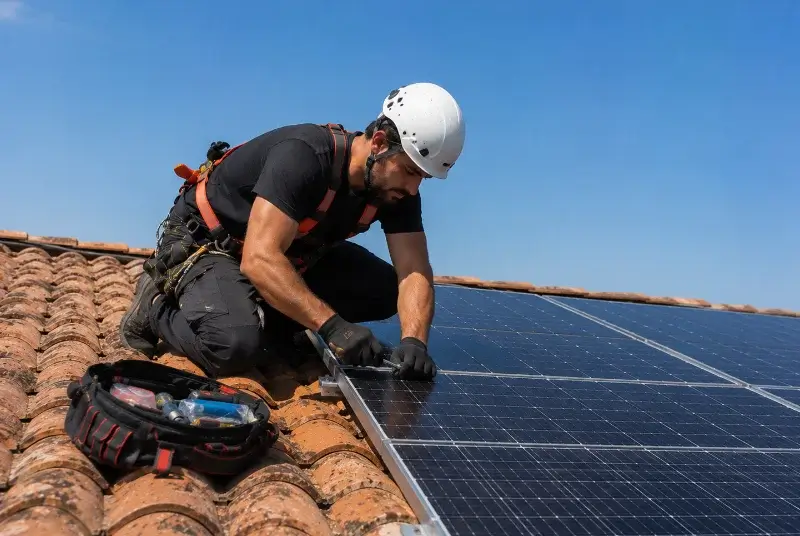 Maintenance et monitoring de panneaux solaires au Pallet